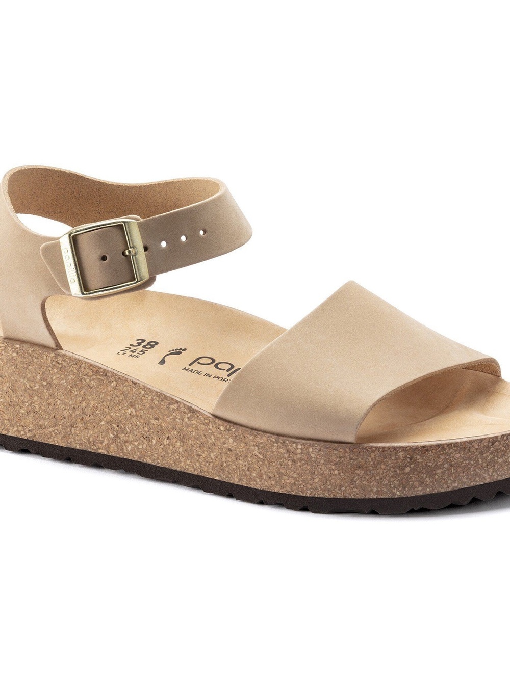 Birkenstock Tan Cork Platform Sandal